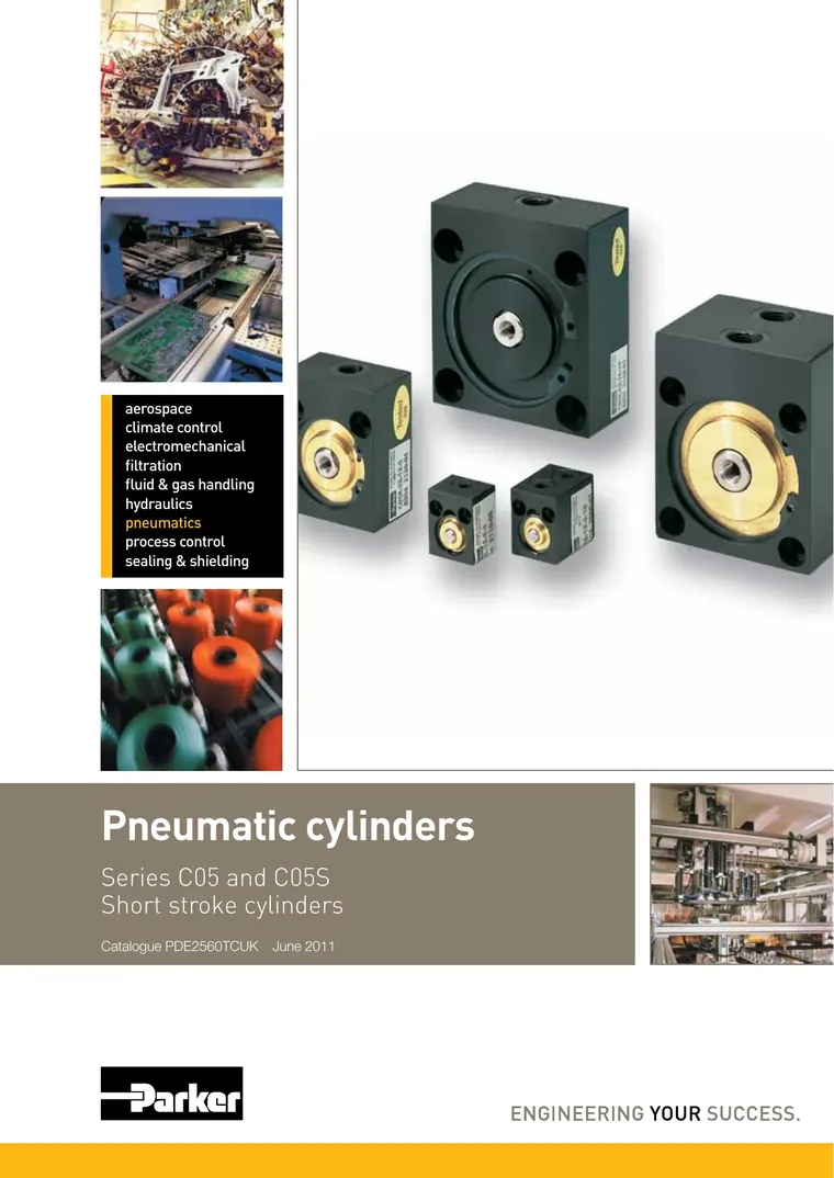 Cilindros Pneumáticos Curso Curto – Série C05/C05S