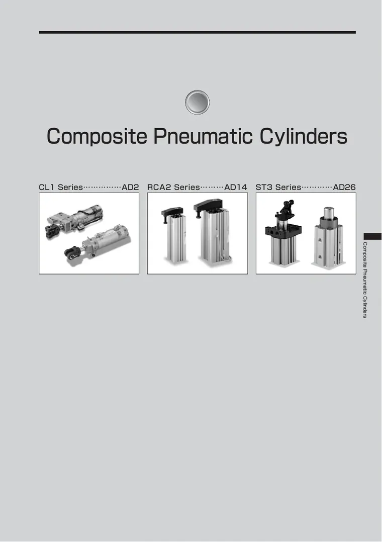 Cilindros Pneumáticos Compostos – Taiyo
