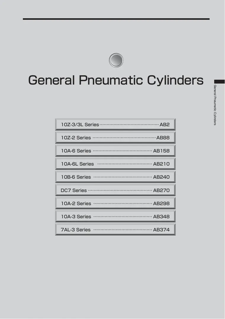 Cilindros Pneumáticos – Catálogo Geral Taiyo