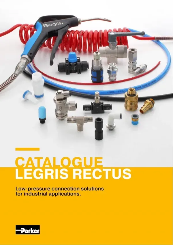 Parker Legris Rectus – Conexões e Engates de Baixa Pressão