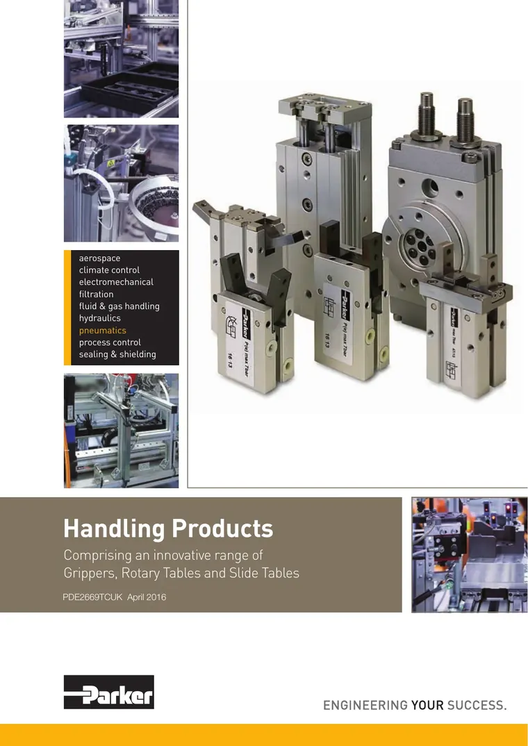 Produtos para Manuseio – Garras, Mesas Giratórias e Deslizantes
