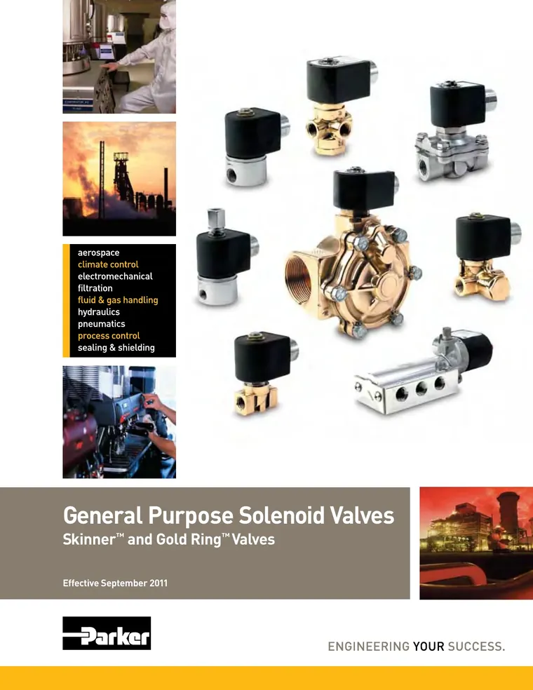 Válvulas Solenoides Skinner e Gold Ring
